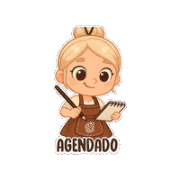 Agendado Sticker by Vó Eda