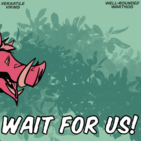 Hold On Running GIF by VeeFriends