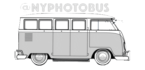 nyphotobus giphyupload van volkswagen samba Sticker