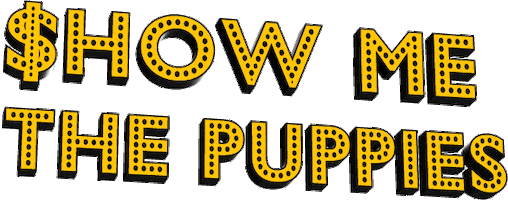 puppiesmakemehappy giphyupload money show bag Sticker