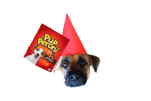 PupperoniTreats happy dog excited puppy Sticker