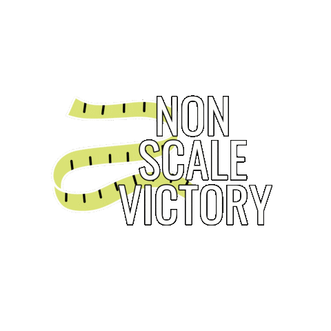 Victory Scale Sticker by Darihana Nova Fitness