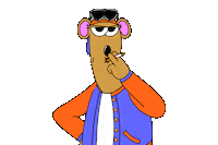 Attitude Whatever Sticker by Originals