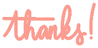 Pink Thank You Sticker