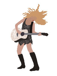 Taylor Swift Singer Sticker