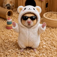armasdogworld pet 춤 동물 햄스터 GIF