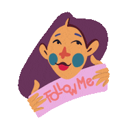 Follow Me Smile Sticker
