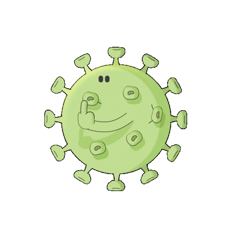 Animation Virus Sticker by ed.motions