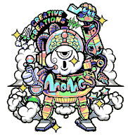 Space Color Sticker by Momoeliquid