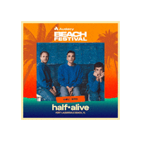 Beach Festival Half Alive Sticker by Audacy