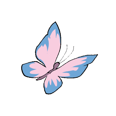 Butterfly Papillon Sticker