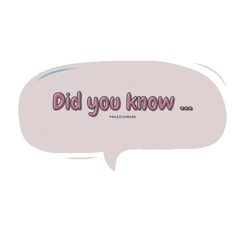 Did You Know Pain Sticker by Dazzle4Rare