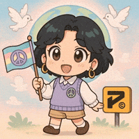 Animation Peace GIF by Persona