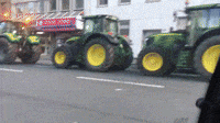 Tractors Blockade Roads in Central Dusseldorf as Farmer Protests Continue