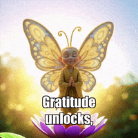 Joy Gratitude GIF by BuddhaFlyJourney