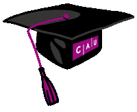 kieluni alumni cau tassle caukiel Sticker