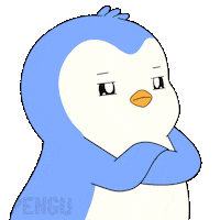 Suspicious I See You Sticker by Pudgy Penguins