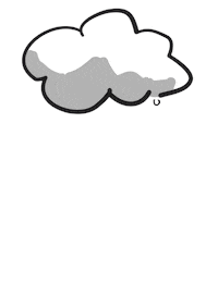 MsSlow sad rain sky cloud Sticker