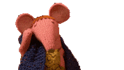 Scarf Knitting Sticker by Clangers