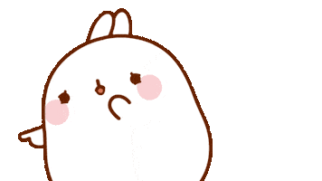 Scared Halloween Sticker by Molang