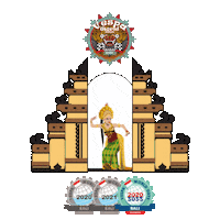 Bali Sticker by Vespa World Days 2022