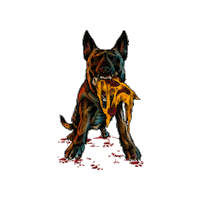 Dog Pizza Sticker by Spike's K9 Fund