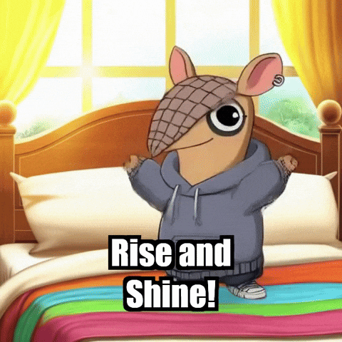 Happy Rise And Shine GIF by Chillo Dillo
