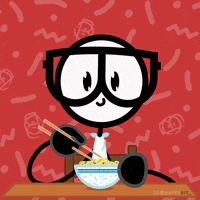 Ramen Noodles Eating GIF