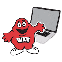 Big Red Computer Sticker by Western Kentucky University