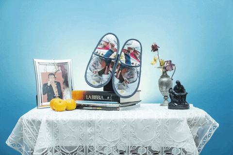 Cat Kiss GIF by simone   dipietro