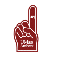 Flagship Sticker by UMass Amherst