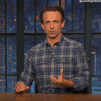 Seth Meyers Running GIF by Late Night with Seth Meyers