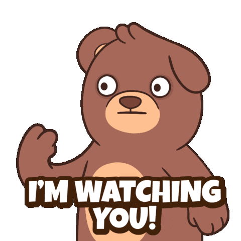Looking I See You Sticker by BEARISH