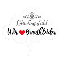Gedankenblase Glücksgefühl Sticker by Gluecksgefuehl.de