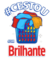 brilhantebr sextou Cuidado limpeza roupa Sticker