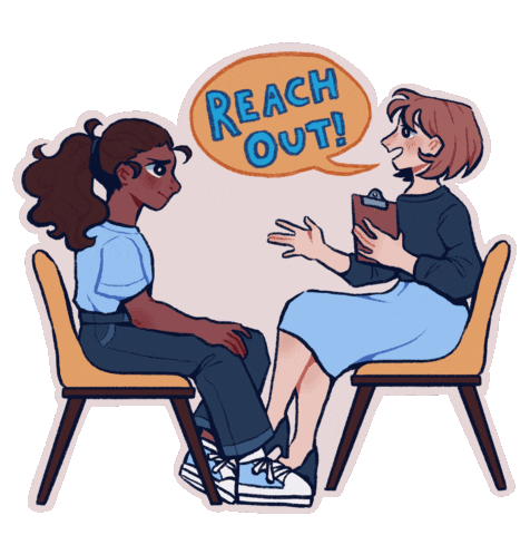 Reach Out Mental Health Sticker by UNICEF