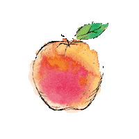 Deckersbiohof apple bio apfel obst Sticker