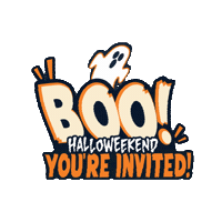 DowntownJanesville halloween boo wisconsin youre invited Sticker