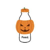Food Halloween Sticker by Feed