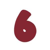 Numbers Maroon Sticker by Small Girls PR