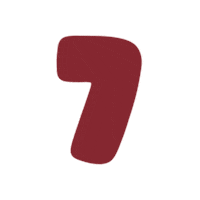 Numbers Maroon Sticker by Small Girls PR