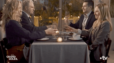 Cheers Salud GIF by Un si grand soleil