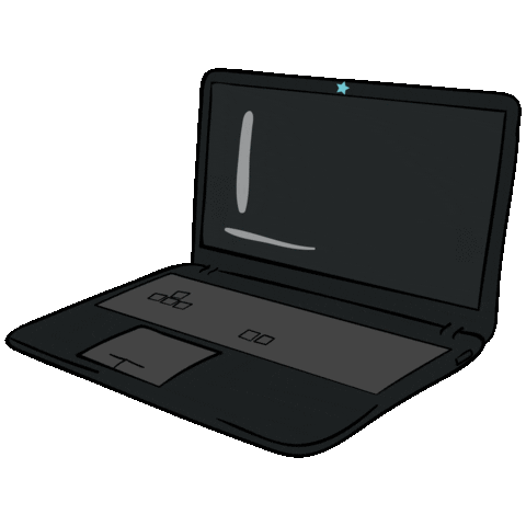 luisamarianoc giphyupload netflix computer laptop Sticker
