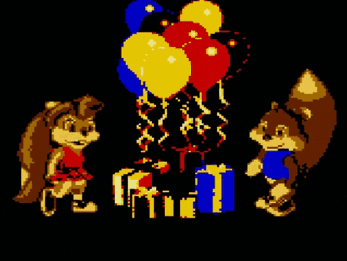 dkvine giphyupload conker the squirrel rare ltd rareware GIF