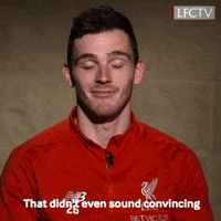 Andy Robertson Ok GIF by Liverpool FC