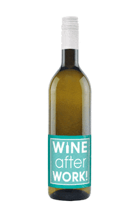 Wine Bottle Friends Sticker by Weingut Erbeldinger