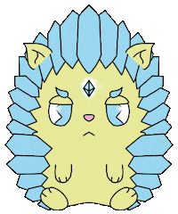 WilFrosty ice hedgehog wilfrosty Sticker