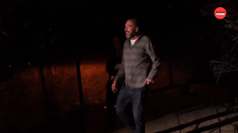 Scared Haunted House GIF by BuzzFeed