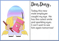 Dear Diary Gnome GIF