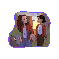 Friends Girls Sticker by A LA BRAVA, Universe of Latina Superheroes